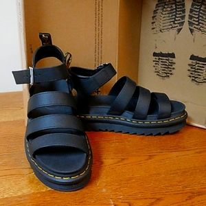 Dr. Martens Black Blaire Sandals
